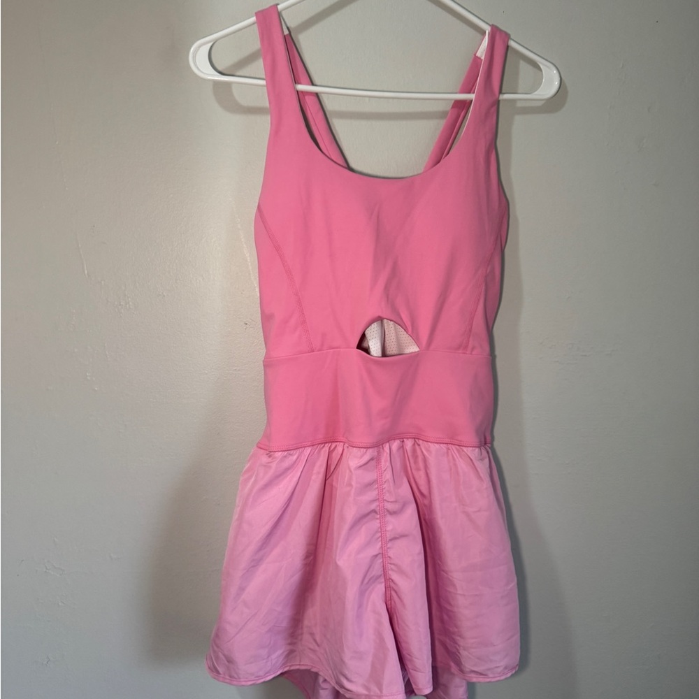 Stylish Pink Sleeveless Dress